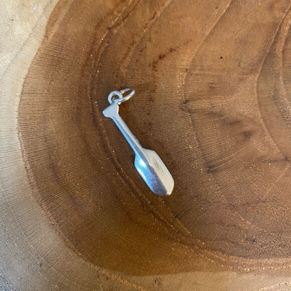 RETIRED James Avery Oar Paddle Charm Sterling Silver